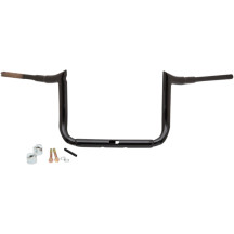 1-1/2" Grande Prime Ape Hanger Handlebar — 1-1/2" clamp, 10" rise, 38-1/2" width, Black Gloss