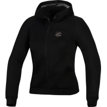 Stella Chrome Super Airflow Sudadera con capucha — Talla XL, Corte anatómico, Negro, Mujer