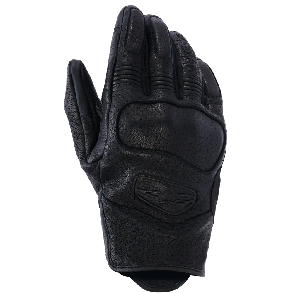 Guantes Mustang V3 de piel — Talla S, Negro, Hombre