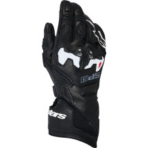 SP-9 Gloves — L, Black/White, Men's, Mid-Length Cuff