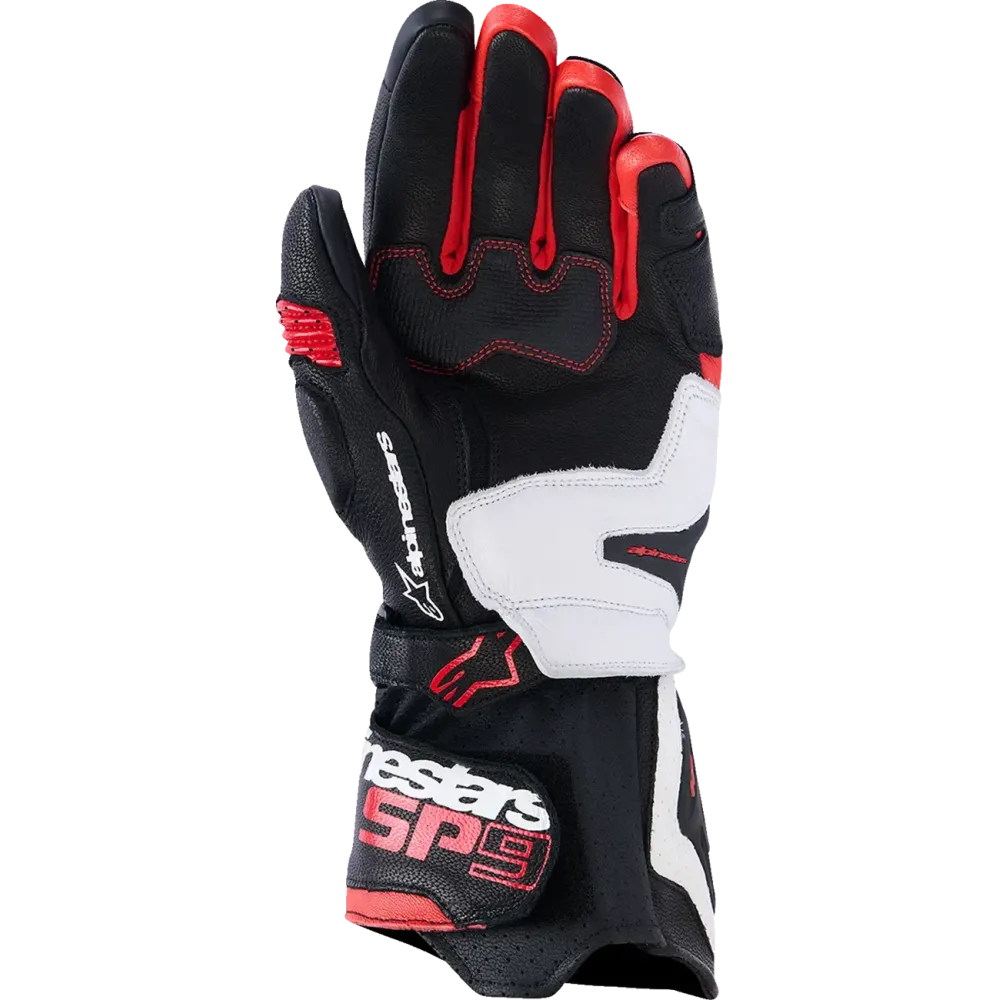 ALPINESTARS (ROAD) GLOVE SP-9 BLACK/WHITE/RED 3XL