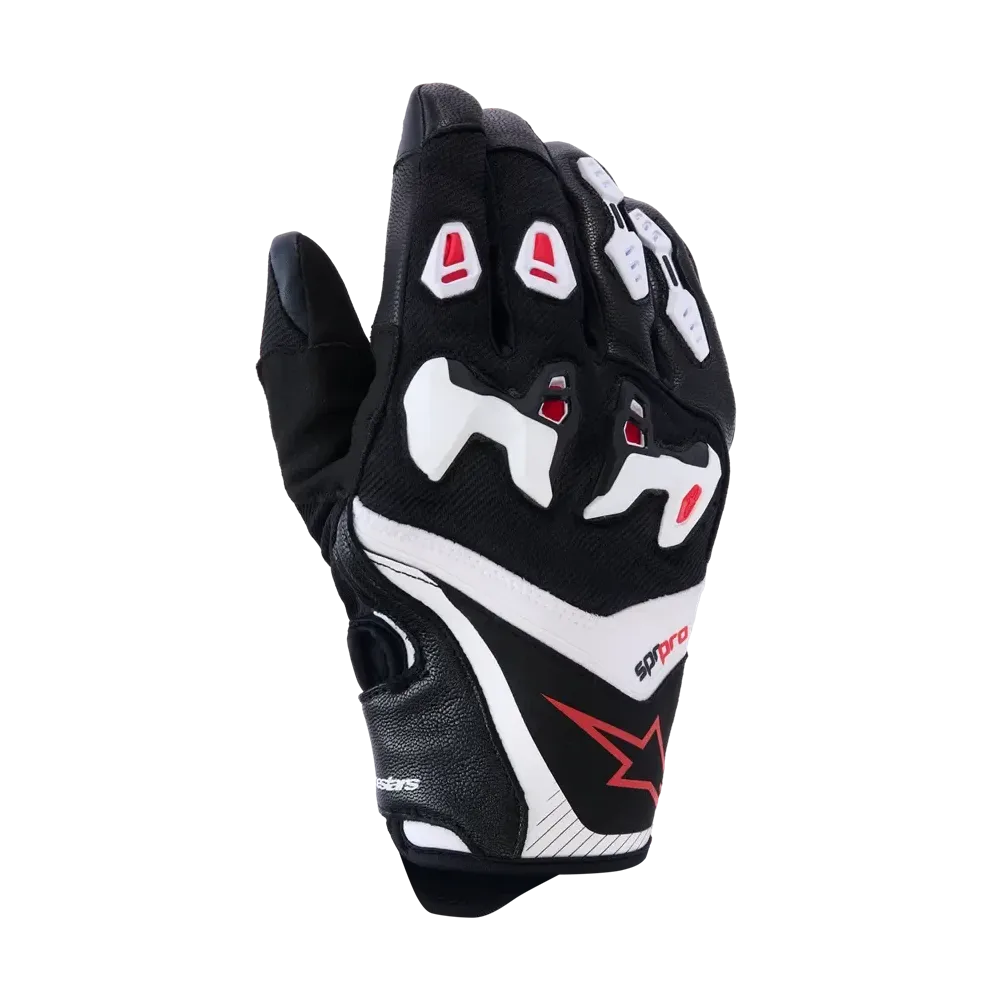 ALPINESTARS (ROAD) GLOVE SP-R PRO BLACK/WHITE/RED