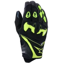 Guantes SP-R Pro — Talla M, Amarillo fluorescente, Negro