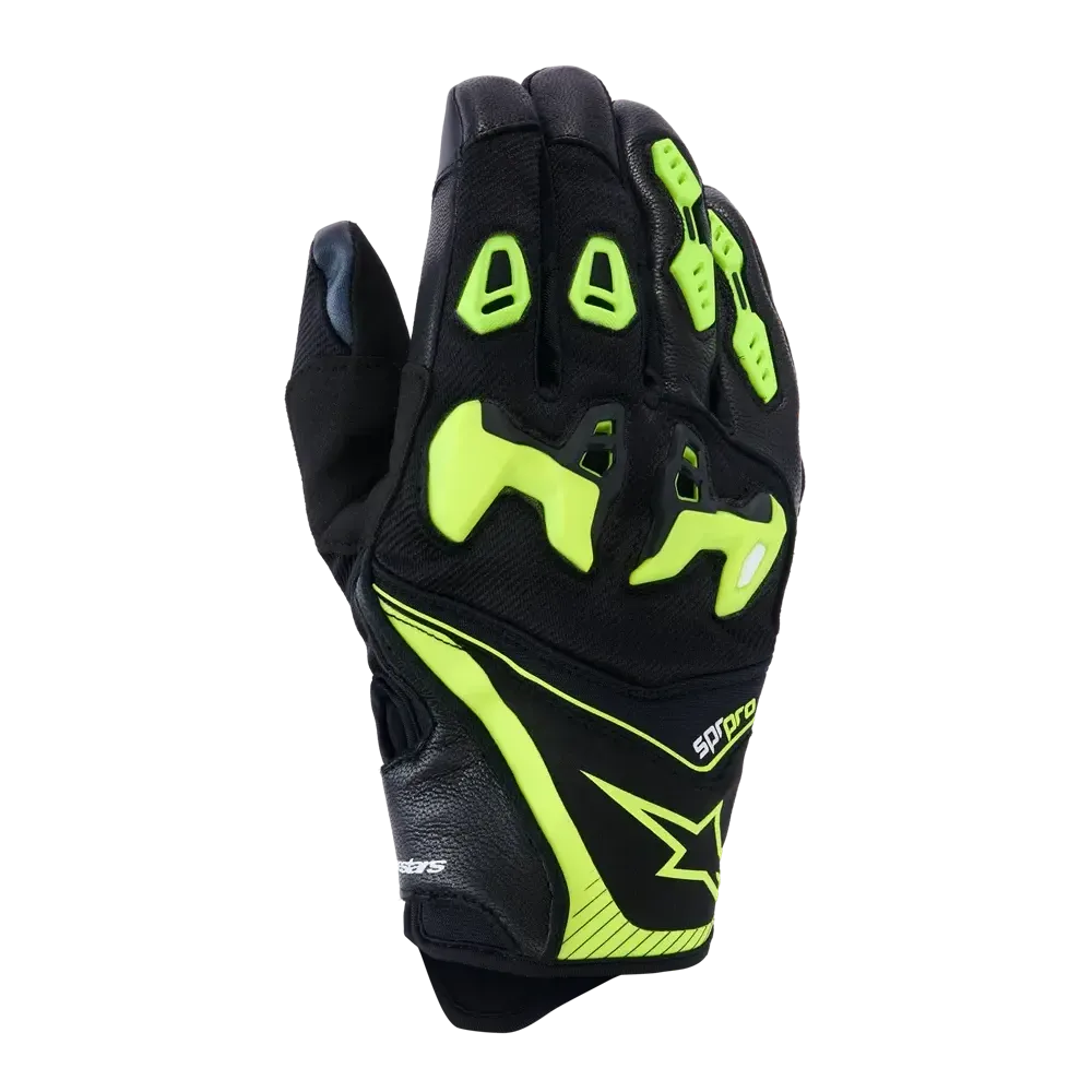 ALPINESTARS (ROAD) GLOVE SP-R PRO BLACK/YELLOW FL