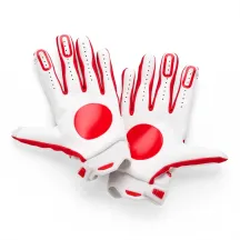 Ridefit Team Ikuzawa Gloves — Size S, Red