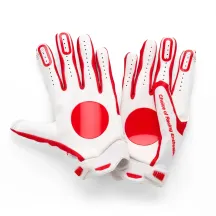 Ridefit Team Ikuzawa Gloves — Size M, Red