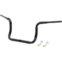 1-1/2" Grande Traditional Ape Hanger Handlebar — 12" rise, 39" width, 1-1/2" diameter, Black