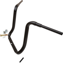 1-1/2" Grande Traditional Ape Hanger Handlebar — 38 mm (1-1/2"), 40.5 cm (16") rise, Black