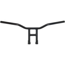 1" T-Bar — 1" clamp, 30-1/2" width, 10" rise, Black gloss