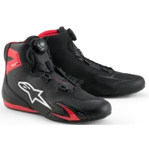 ALPINESTARS (ROAD) SHOE CELER BLACK/RED 10.5
