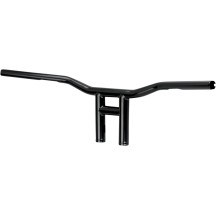 1" T-Bar — 1" diameter, 30" width, 8" rise, Black