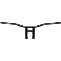 1" T-Bar — 1" diameter, 30" width, 8" rise, Black