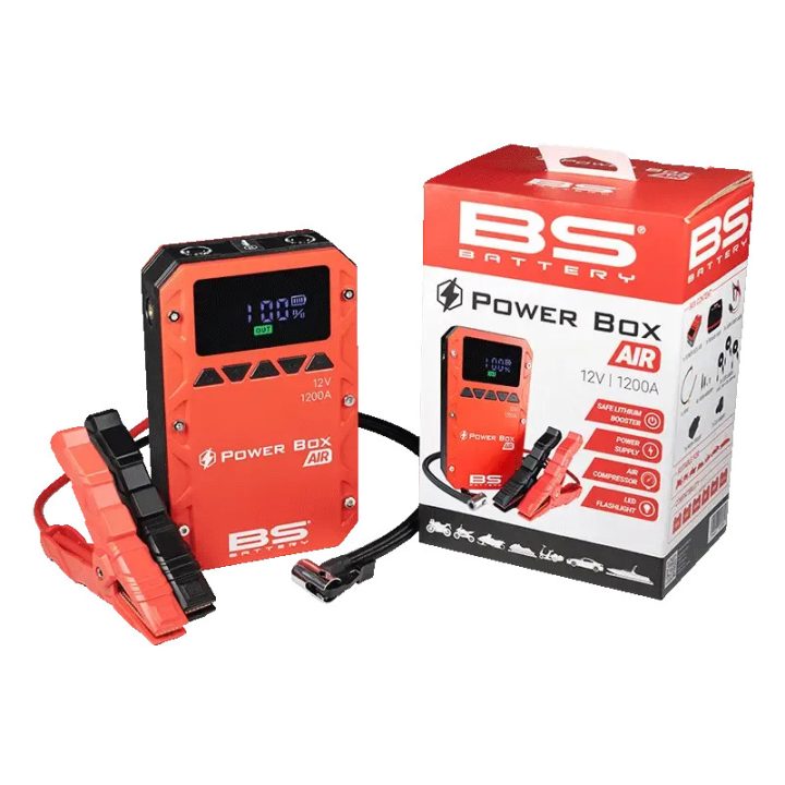 Power Box Air — 1200A peak, 12V, Red