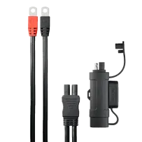 BS BATTERY PA-01 MAX Eyelet Connector — 12V, M6 eyelets, 60 cm (8AWG), 10A fuse