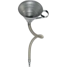 Embudo de pico flexible — Plateado