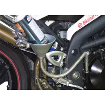 Embudo de pico flexible — Plateado