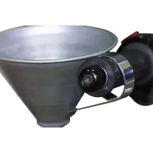 Embudo de pico flexible — Plateado