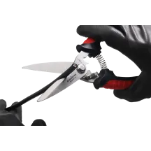 Multi-Purpose Scissors — 8", Black, Red, Silver
