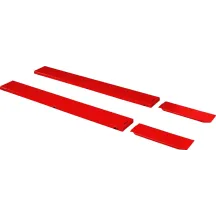 SIDE EXTENSION WINGS 756 — 210 cm L x 27.5 cm W, fits Absolute 756, red