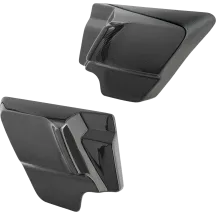 Carbon Fiber Side Covers — Pair, Black gloss