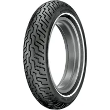 Neumático D402 — MT90B16, franja blanca, delantero