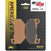 LS Street Excel Sintered Rear Brake Pads — 9.5 mm thickness, 48.8 mm width