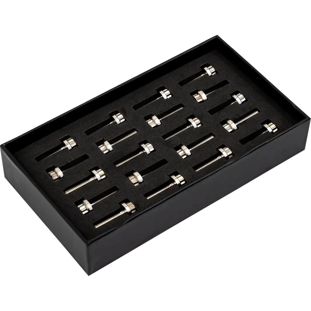 Bitchin' Bolts Rocker Box — For M8 models, titanium, silver