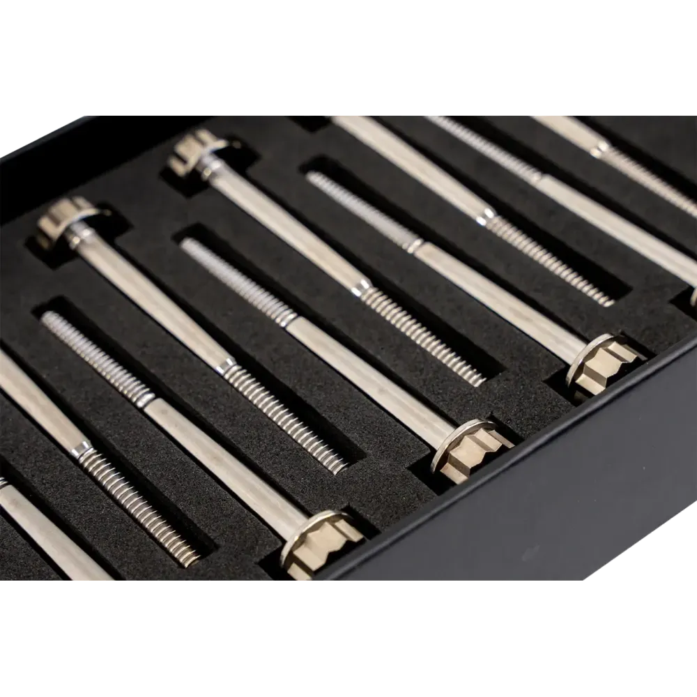 Bitchin' Bolts Cárter — para modelos M8, Plata