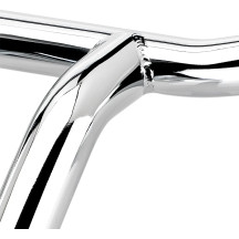 1" T-Bar — 1" dia, 14" rise, 30-1/2" width, Chrome