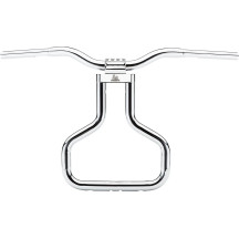 Double Walled Road Glide Kage Fighter T-Bar — 16" rise, 1-1/4" diameter, 30-1/2" width, Chrome