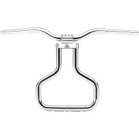 Double Walled Road Glide Kage Fighter T-Bar — 16" rise, 1-1/4" diameter, 30-1/2" width, Chrome