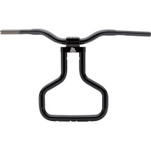 Double Walled Road Glide Kage Fighter T-Bar — Rise 16 in, Width 30-1/2 in, Diameter 1-1/4 in, Black Gloss