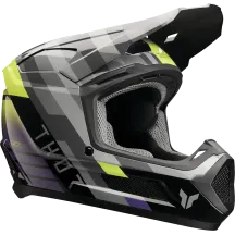 Casco Fleet Juvenil Camber — L, negro/púrpura, brillo