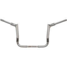 1-1/2" EZ Install Pointed Top Handlebar — 1-1/2" dia, 1" clamp, 12" rise, 36" width, Chrome