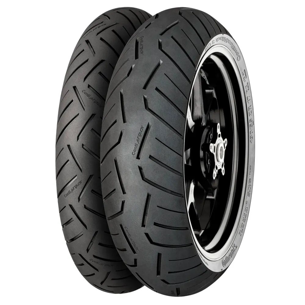 Neumático ContiRoad Attack 3 — 110/80R18, 58V, sin cámara