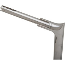 1-1/2" EZ Install Pointed Top Handlebar — 1-1/2" diameter, 1" clamp, Chrome finish