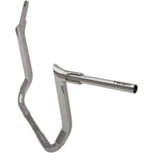 1-1/2" EZ Install Pointed Top Handlebar — 1-1/2" diameter, 1" clamp, Chrome finish
