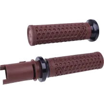 Puños Vans — 25,4 mm (1") ajuste, 13 cm (5-1/8") longitud, Marrón