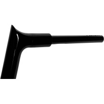 1-1/2" EZ Install Pointed Top Handlebar — 14" rise, 1" clamp, Black