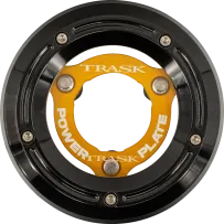 Kit de tapa derby y placa de potencia — Negro, Dorado