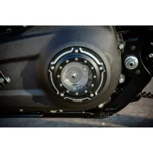 Derby cover — Softail M8 2019-up, Sport Glide 2018 (narrow), Gloss Black