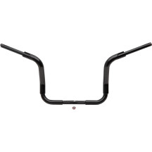 1-1/2" EZ Install Rounded Top Handlebar — 38 mm (1-1/2"), Rise 12" (30.5 cm), Clamp 25.4 mm (1"), Black