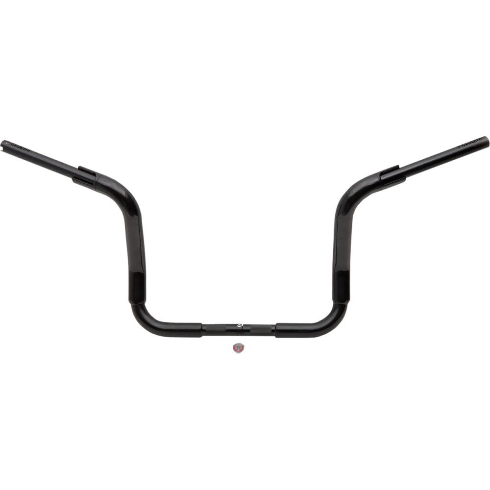 1-1/2" EZ Install Rounded Top Handlebar — 38 mm (1-1/2"), Rise 12" (30.5 cm), Clamp 25.4 mm (1"), Black