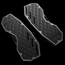 Reposapiés — Montaje atornillado, negro