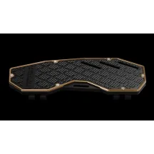 Reposapiés — Montaje por pernos, Negro