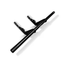 Motorcycle Crash Bar — Black, Aluminum, Bolt-On
