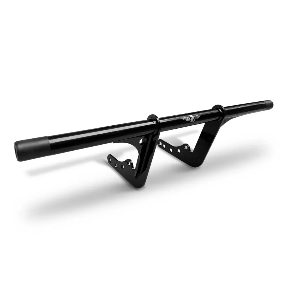 Motorcycle Crash Bar — Black, Aluminum, Bolt-On