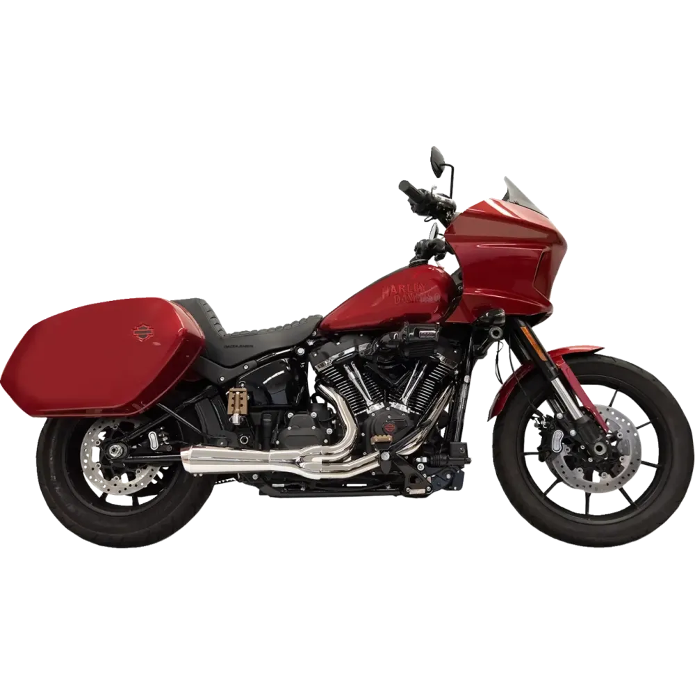 Sistema de escape 2-into-1 Ripper — sensor de oxígeno 18 mm, silenciador megáfono, cromado