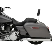 Sistema de escape 2-into-1-into-2 Dominator-SR — silenciador 4.5", Cromo