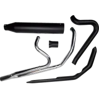 Sistema de escape 2-into-1 Outlaw-SR — silenciador 4.5", Negro